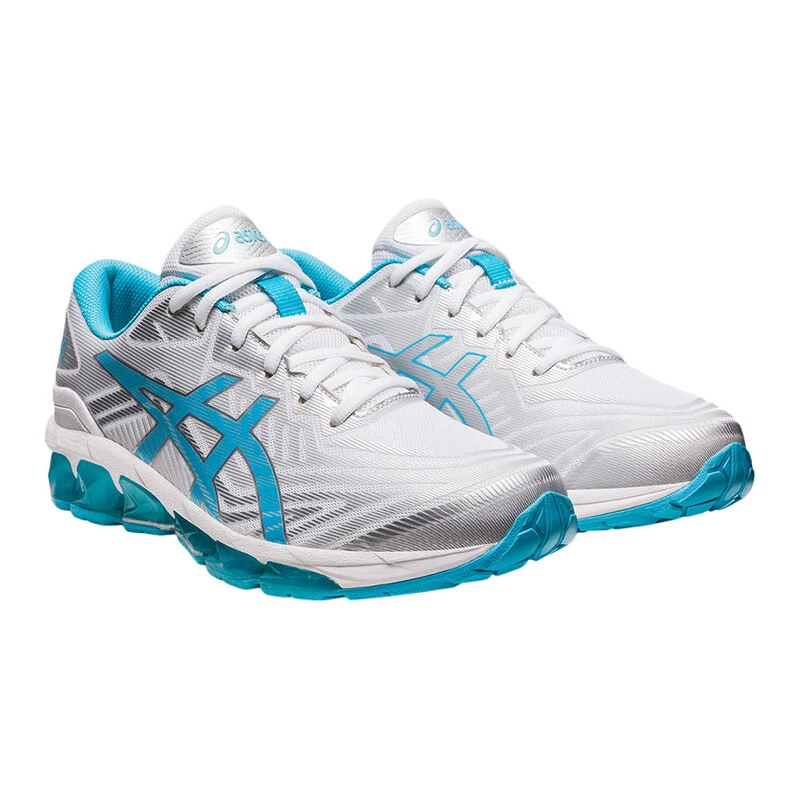 Asics Mens Gel Quantum 360 VII Casual Shoes White Aquarium Sportpu