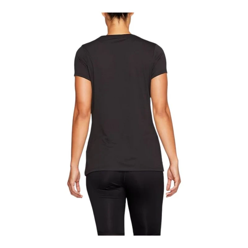 Asics t shirt femme noir clearance