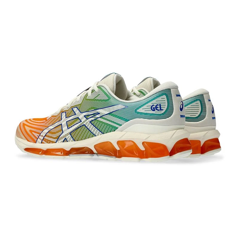 Asics Mens Gel Quantum 360 VII Casual Shoes Cream Bengal Orange Sp