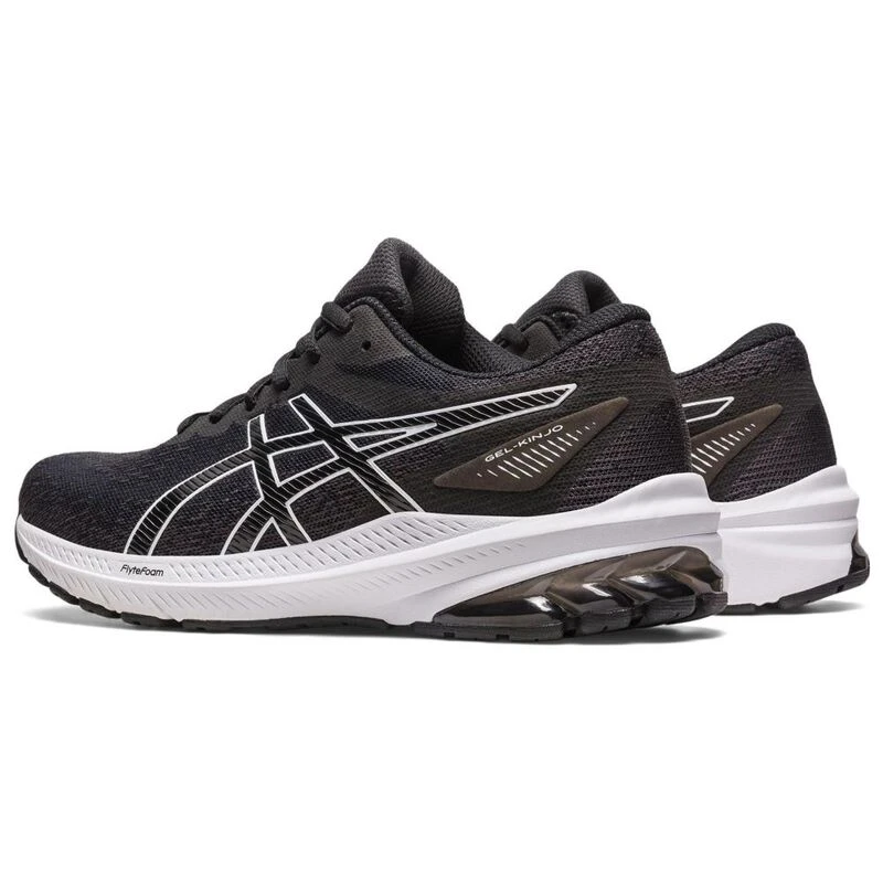 Asics mens stormer shop neutral running shoes black/silver/white