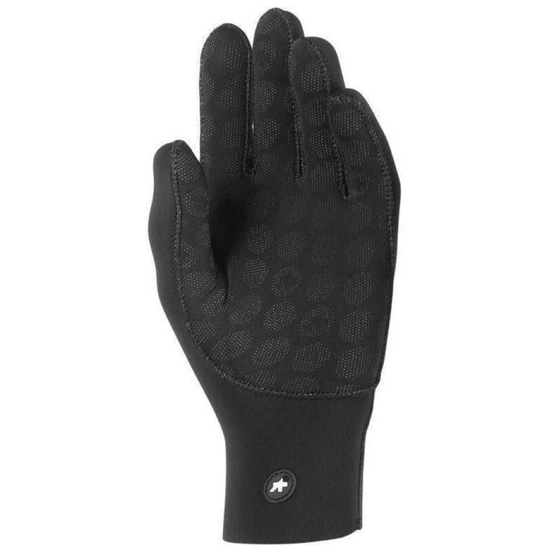 Assos EVO7 Rain Gloves Volkanga Gloves (Black) | Sportpursuit.com