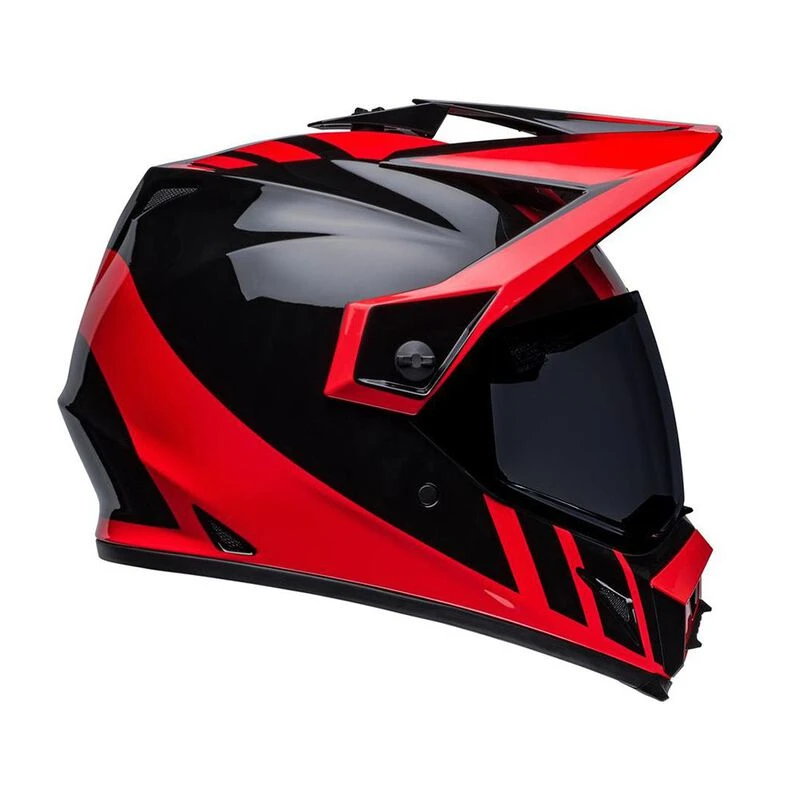 Bell Mens MX 9 Adventure MIPS Dash Motorbike Helmet Black Red Spor
