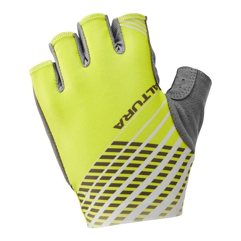 Altura Club Fingerless Gloves (Lime/Olive)