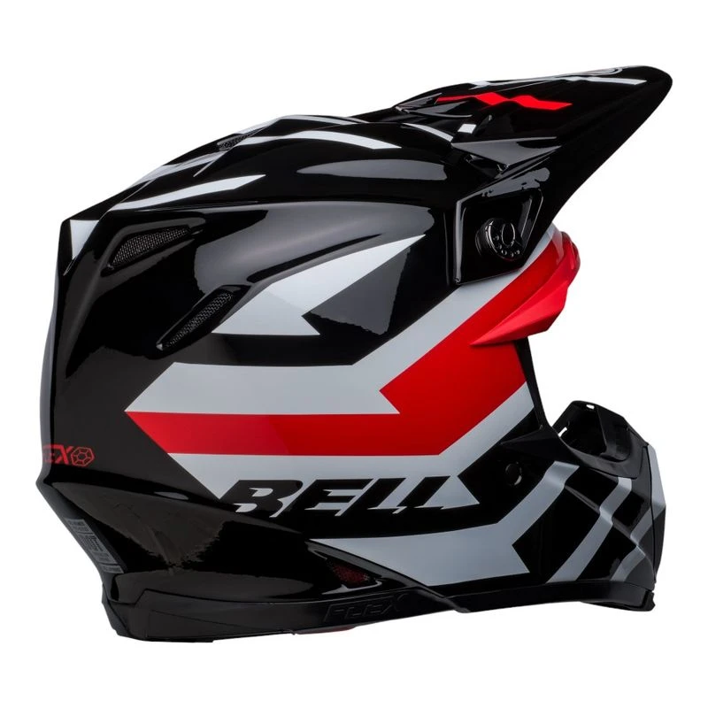 Bell Moto 9S Motorbike Helmet Black Red Sportpursuit