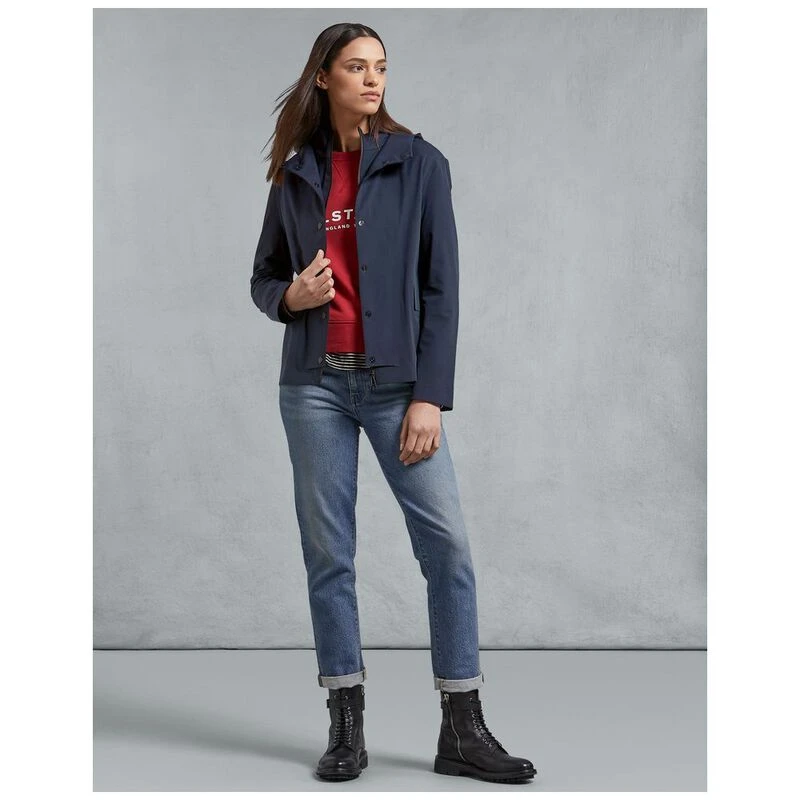 Belstaff Womens Endeavor Shell Jacket Navy Sportpursuit