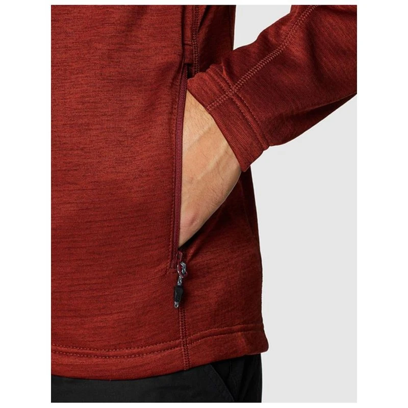 Mens Spitzer Interactive Fleece Jacket Merlot Chilli Oil Sportpur