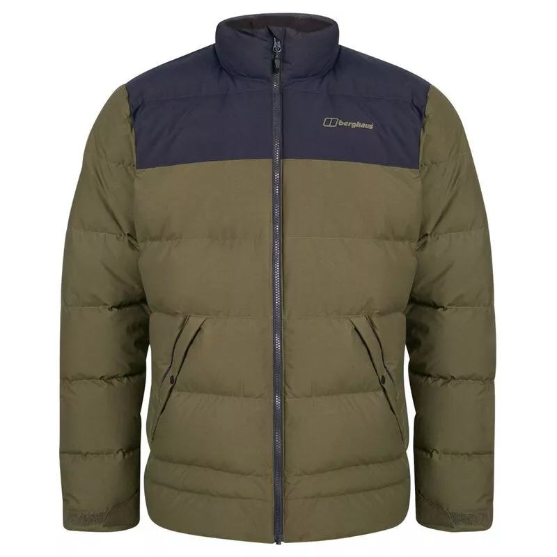 Berghaus Mens Mavora Down Jacket Dark Green Dark Blue Sportpursuit