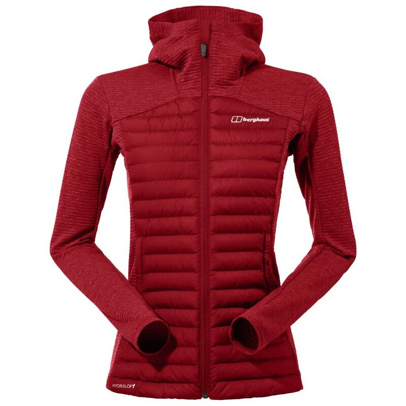 Berghaus Womens Nula Hybrid Jacket (Dark Red)