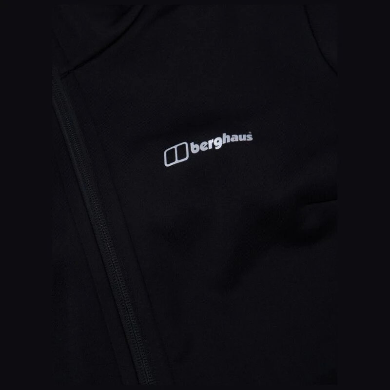 Berghaus Womens Fourier Hooded Fleece Jacket (Black) | Sportpursuit.co