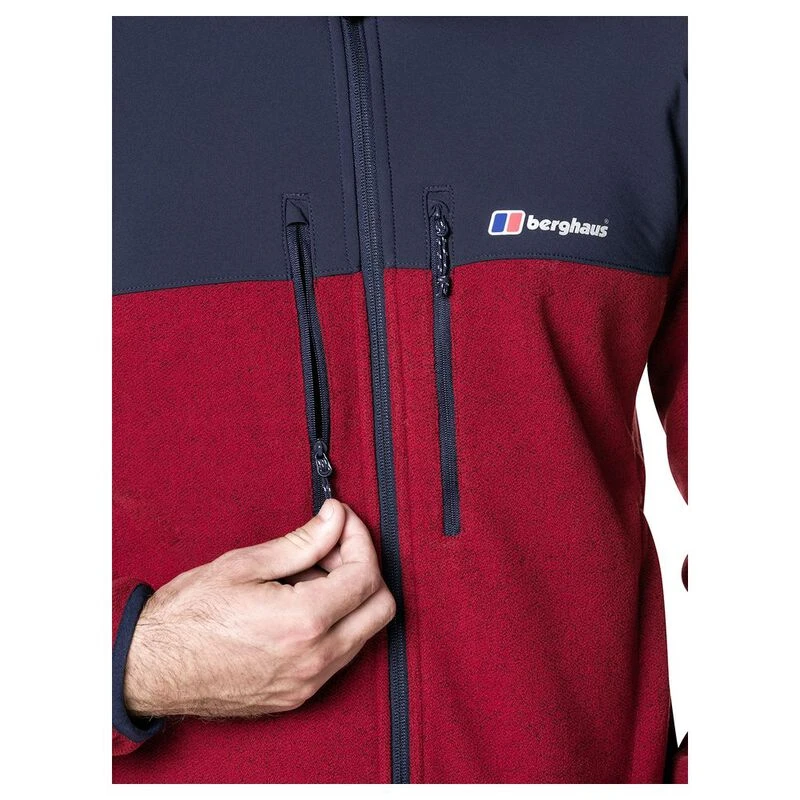 Berghaus Mens Fortrose Pro 2.0 Jacket Dark Red Dahlia Marl Sportpu
