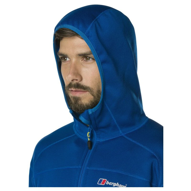 Berghaus Mens Pravitale Mountain 2.0 Hooded Fleece Jacket (Snorkel Blu