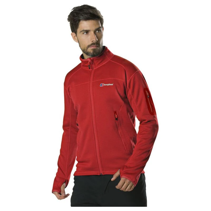 Berghaus Mens Pravitale Mountain 2.0 Fleece Jacket Extrem Red Tango R