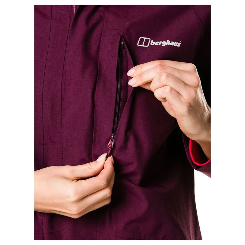 Berghaus Womens Hillmaster Interactive Waterproof Jacket Winter Bloom