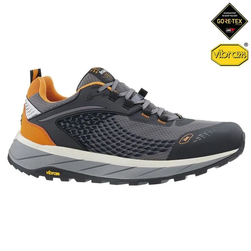Bestard Mens Speedwave Trail Walking Shoes (Grey/Orange) | Sportpursui