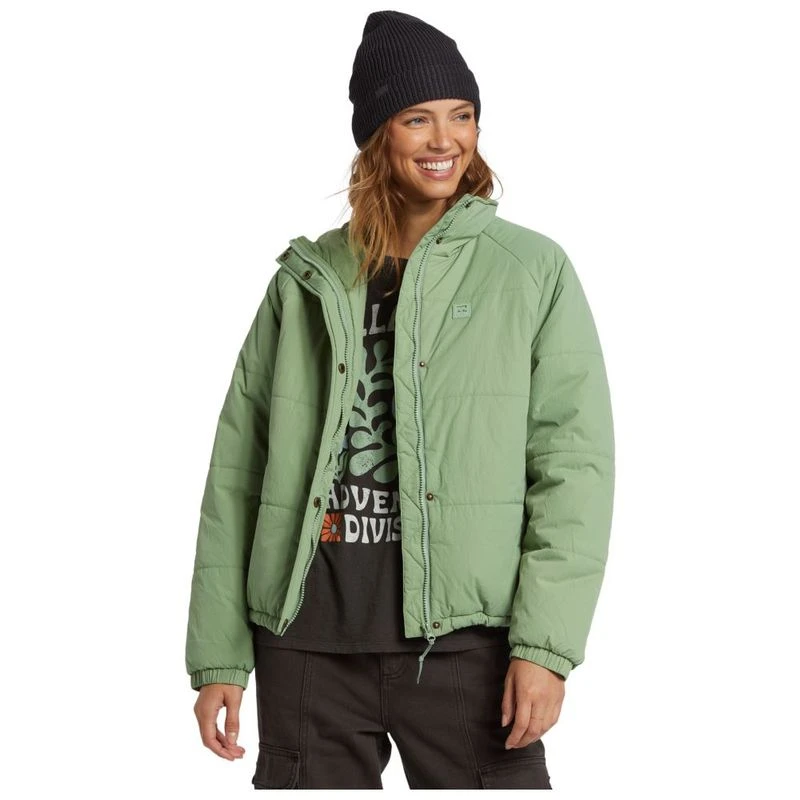 Billabong Womens High Route Jacket Green Sportpursuit