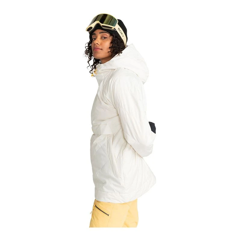 Roxy Radiant Lines Overhead Jacket White Egret Sportpursuit