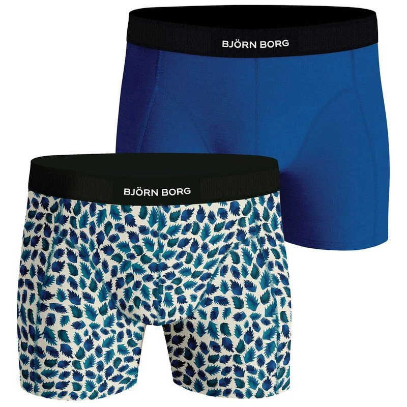 BjornBorg Mens Premium Cotton Stretch Underwear (Multi - 2 Pack)
