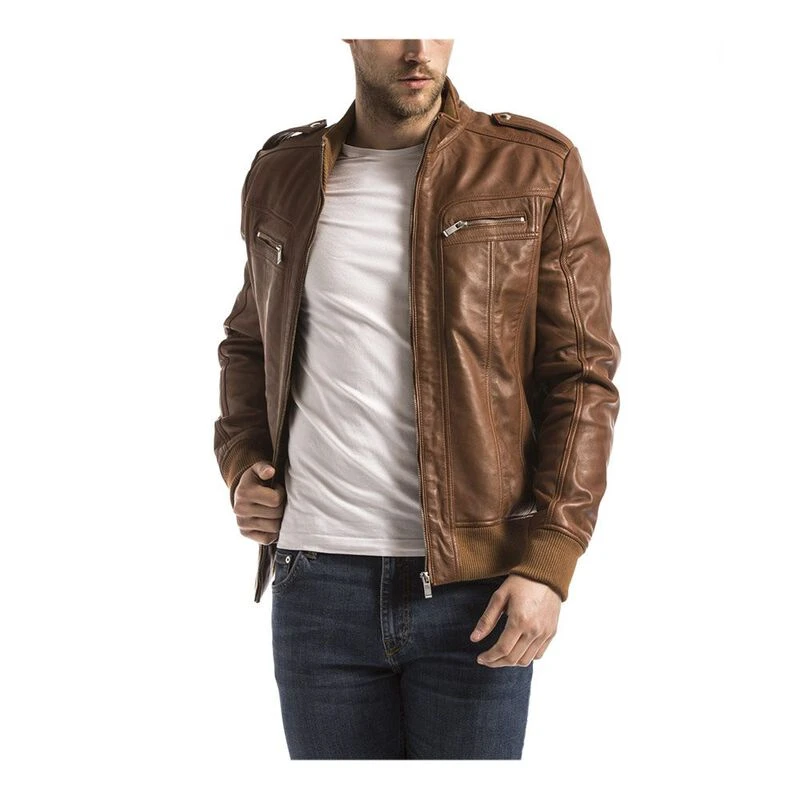 BlueWellford Mens TOBOL Jacket Brown Sportpursuit