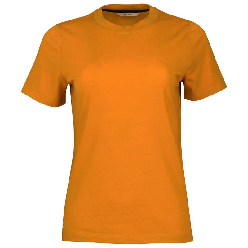 Bølger Womens Tustna Merino Blend T-Shirt (Golden Yellow) | Sportpursu