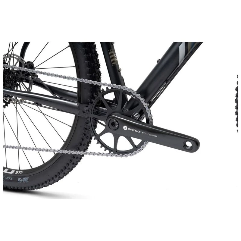 Bombtrack Hook EXT Gravel Bike 27.5in Wheel Black Grey Sportpurs