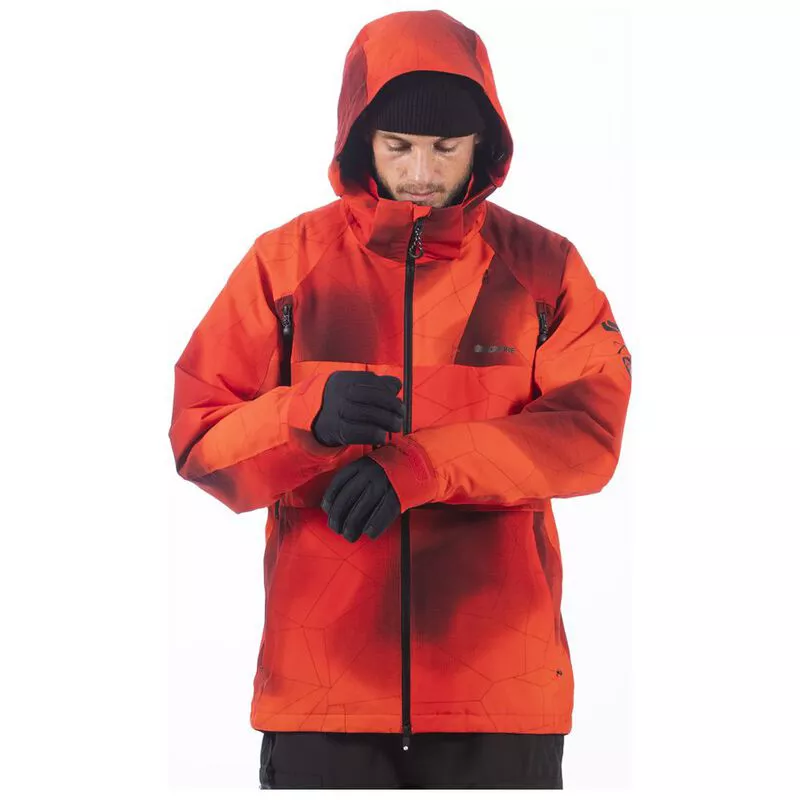 Bonfire Mens Aspect 2L Ski Jacket Lava Sportpursuit