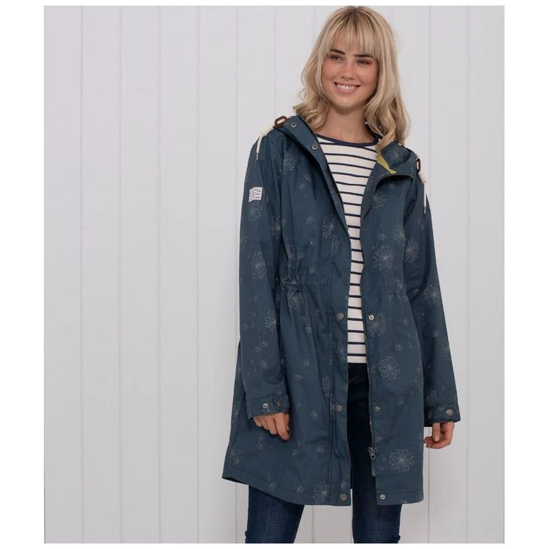 Brakeburn Womens Dandelion Parka Teal Sportpursuit