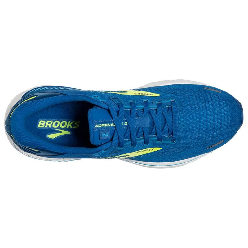 Brooks Mens Adrenaline GTS 22 Running Shoes Blue Nightlife White S