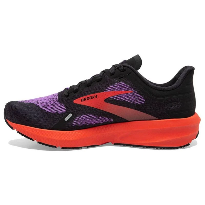 Brooks Womens Launch 9 Running Shoes (Black/Bellflower/Fiesta) | Sport