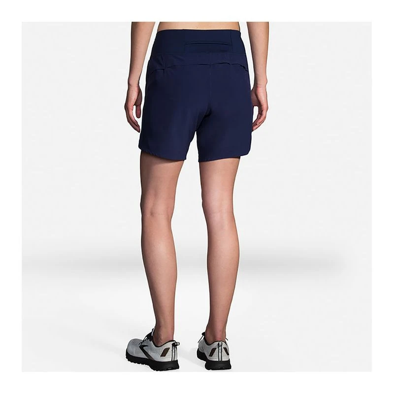 Brooks Womens Chaser 7 Shorts Navy Sportpursuit