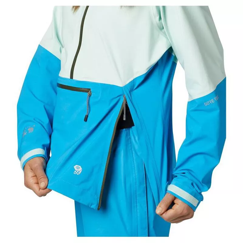 Mountain Hardwear Womens Exposure 2 GTX Paclite Stretch Pull Over Jack