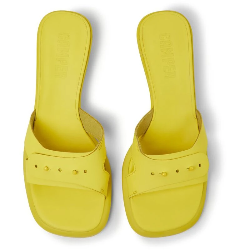 Camper Womens Dina Sandals (Bright Yellow) | Sportpursuit.com