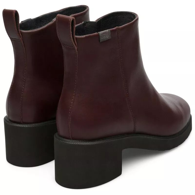 Camper Womens Wonder Gore Tex Ankle Boots Burgundy Sportpursuit