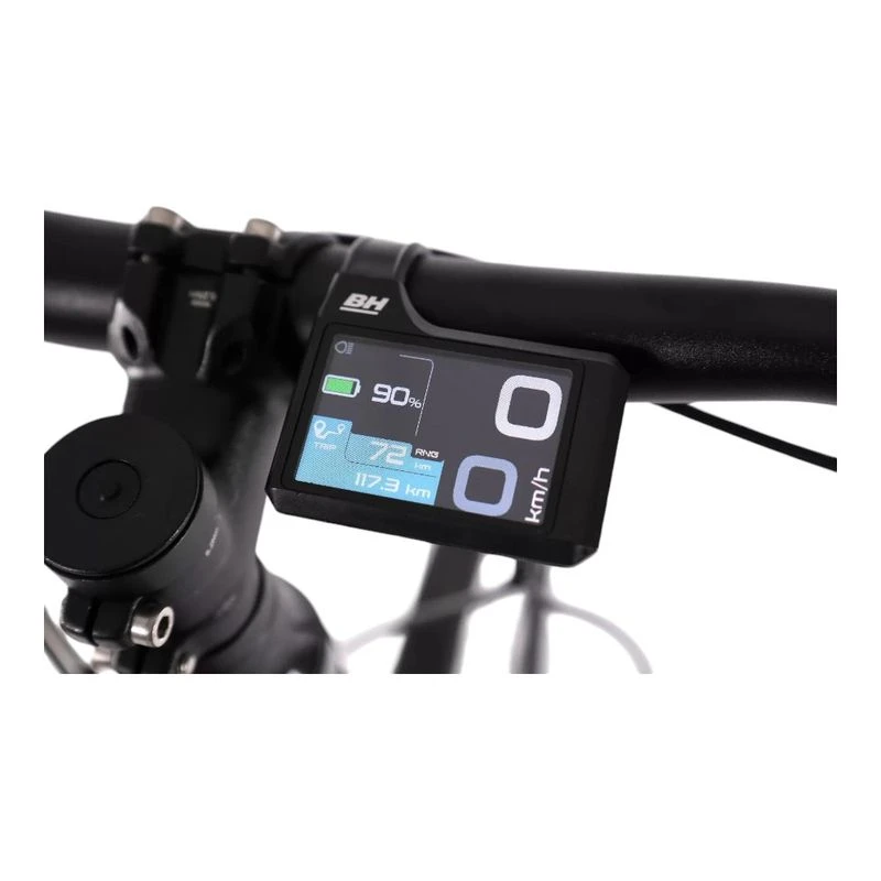 BH Atom Touring Cross 2022 Acera 9V Urban E Bike Grey Sportpursuit