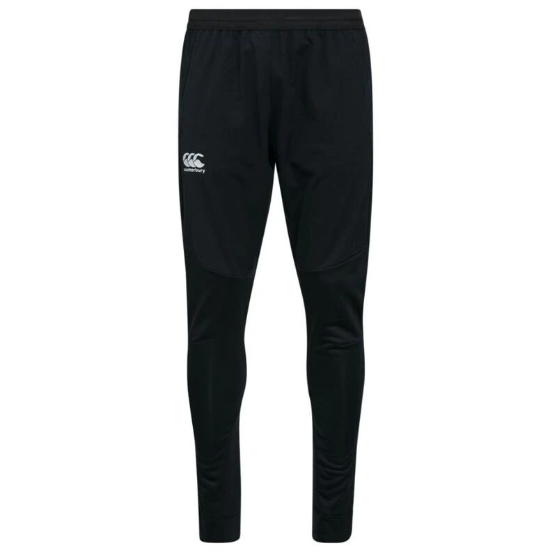 Canterbury Mens Vaposhield Tech Drill Trousers (Black) | Sportpursuit.