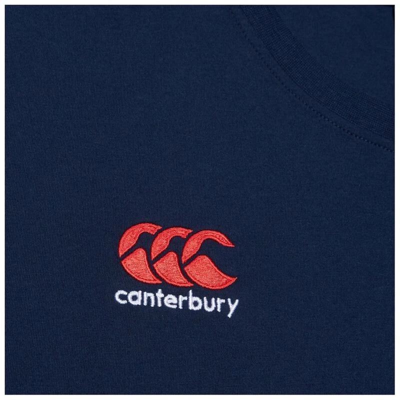 Canterbury Mens Small Logo T-Shirt (Navy) | Sportpursuit.com