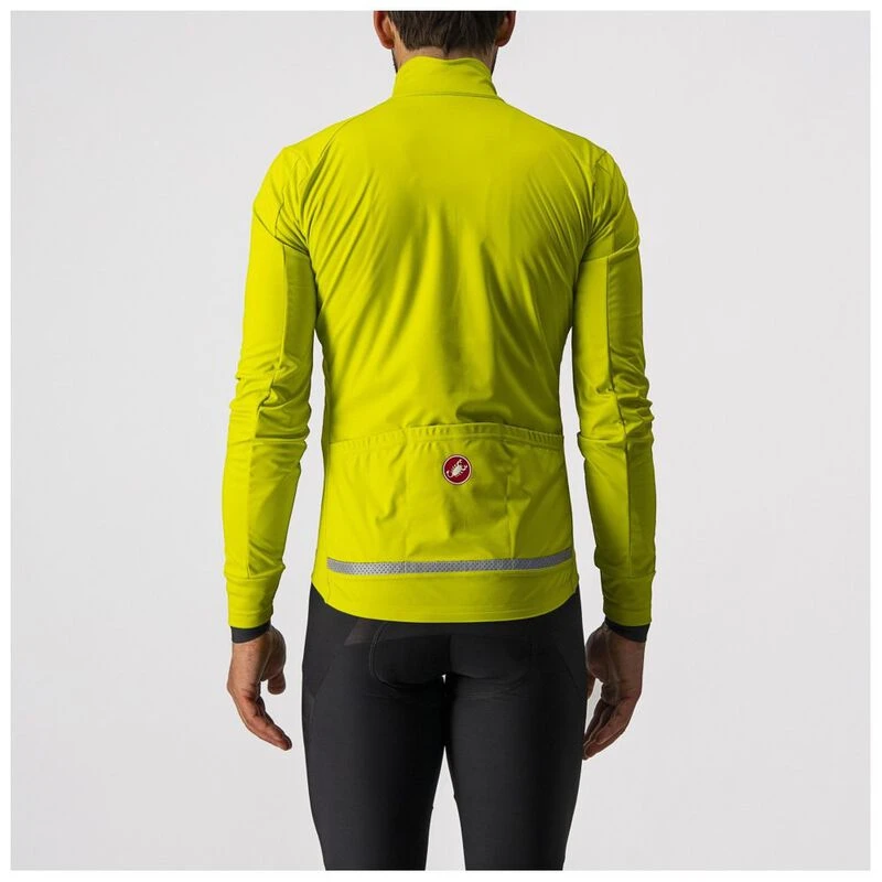 4 zip top gore windstopper chartreuse