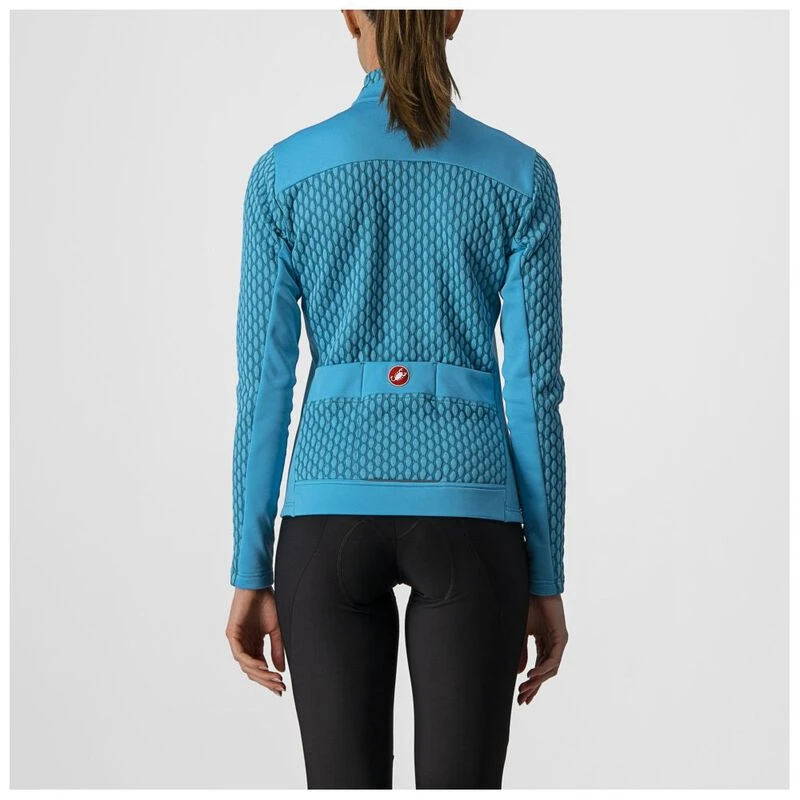 Women Cycling Jersey Castelli Sfida Fz Long Sleeve Jersey