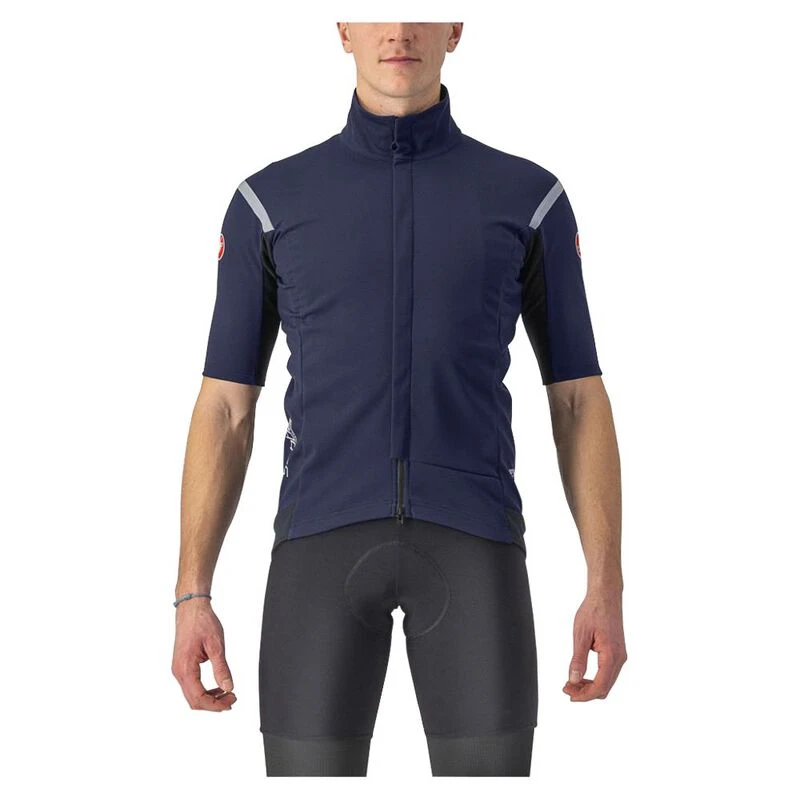 Castelli Mens Gabba Ros 2 Jersey Savile Blue Silver Gray Sportpurs
