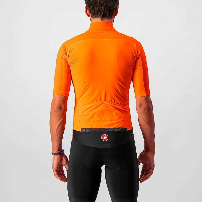 Castelli Mens Perfetto Ros Light Jersey Brilliant Orange Sportpurs
