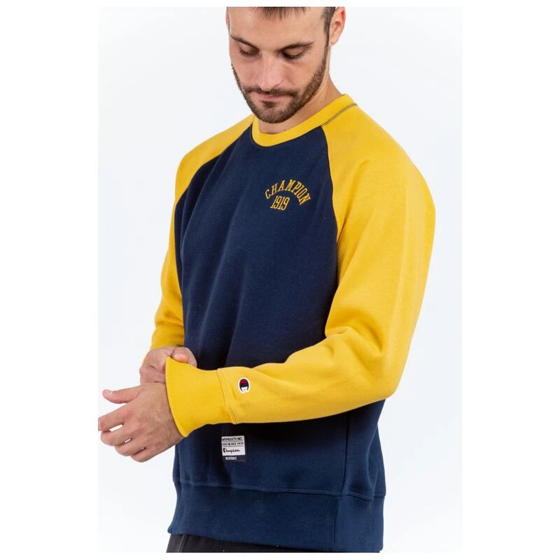 Champion Pull Organic Homme Bleu Jaune privatesportshop
