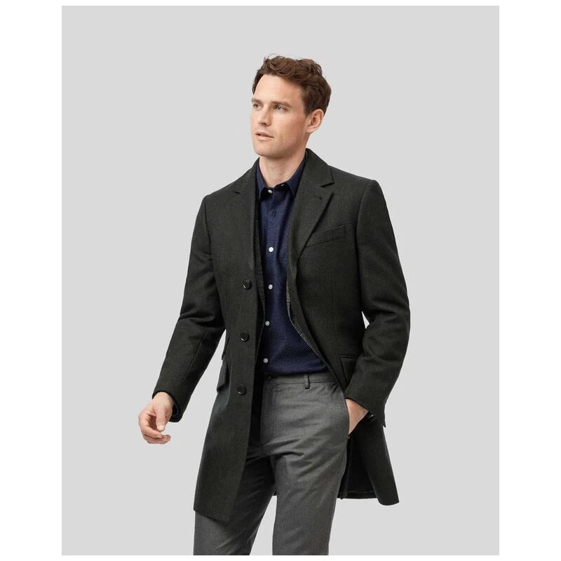 Charles Tyrwhitt Mens Herringbone Epsom Jacket Green Sportpursuit