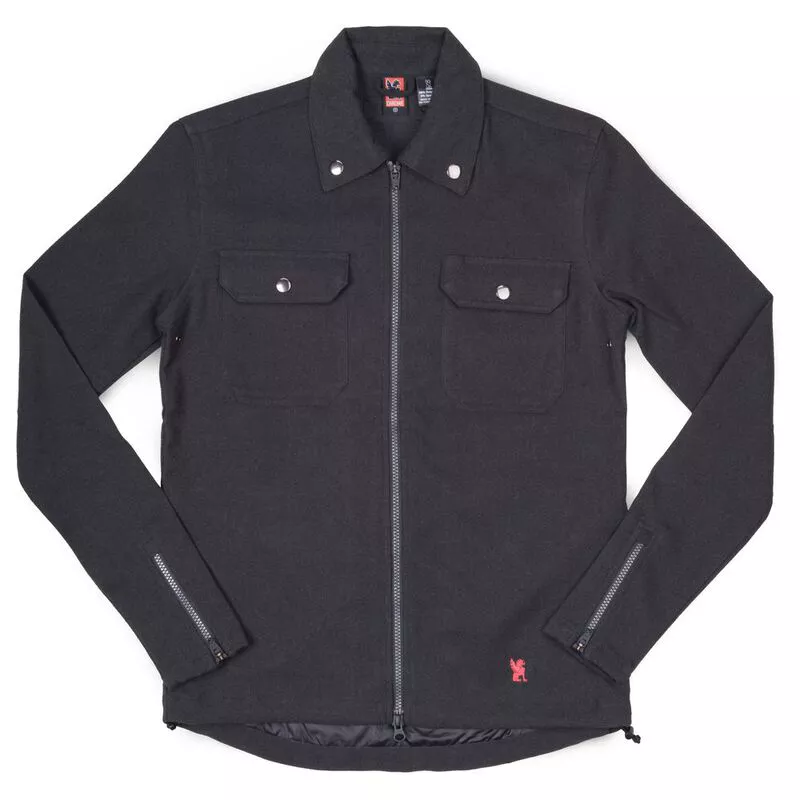 Chrome Mens Ike Windshirt Black Sportpursuit