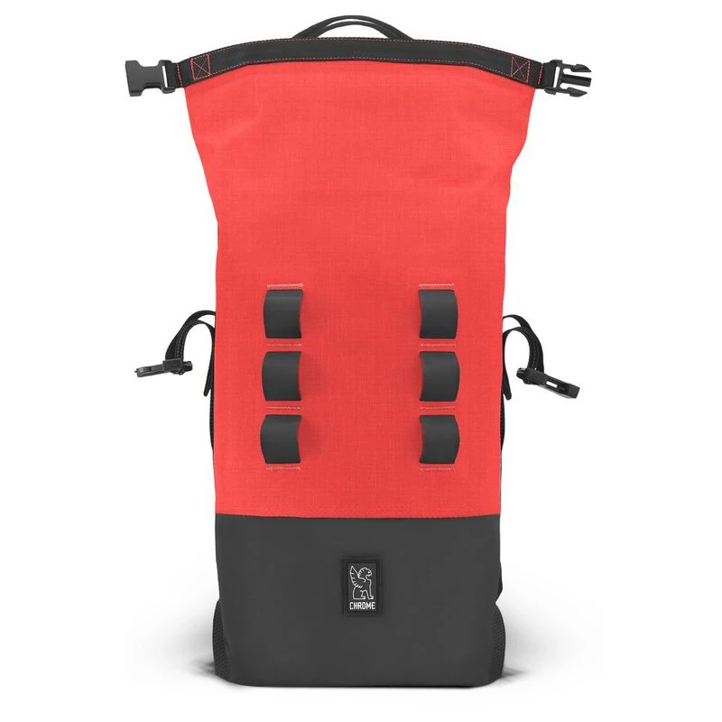 Chrome Urban Ex Rolltop 18L Backpack Red Black Sportpursuit