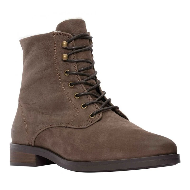 Clarks Womens Memi Lace Casual Boots Brown Sportpursuit