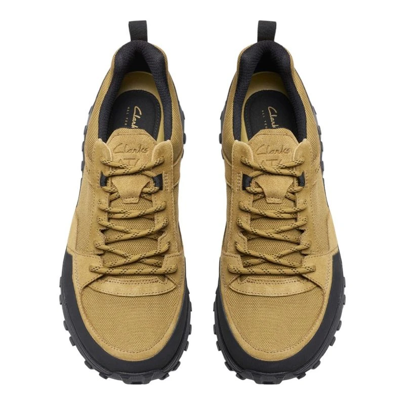 Clarks Mens ATL Trek LO WP Casual Shoes Green Sportpursuit