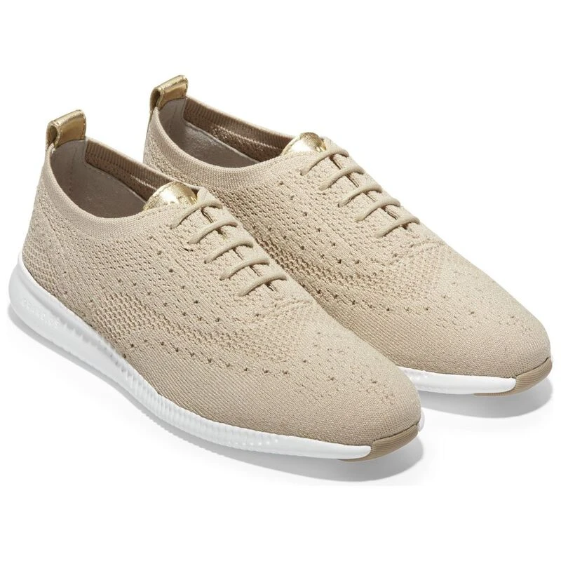Cole Haan Womens 2.Zerogrand StitchLite Oxford Shoes Rye Knit Optic W