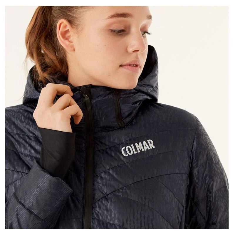 Colmar Womens Ancolie Down Ski Jacket Blue Black Sportpursuit