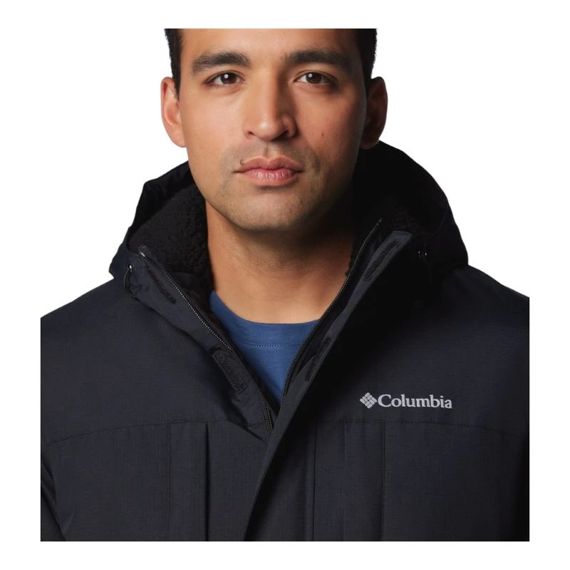 Columbia Mens Landroamer Sherpa Lined Jacket Black Sportpursuit.c