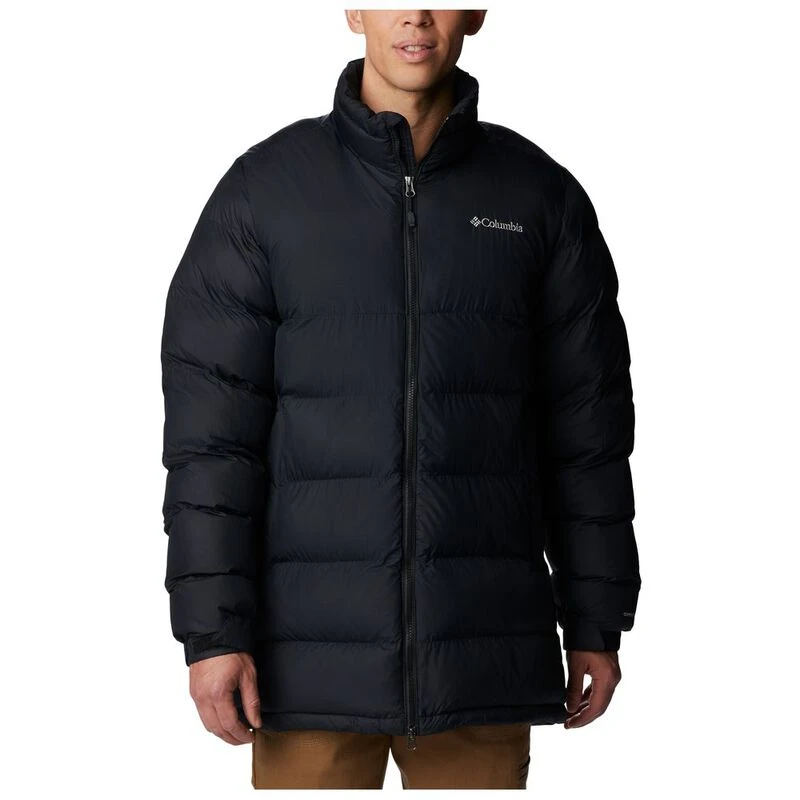 Columbia Mens Pike Lake Mid Jacket Black Sportpursuit