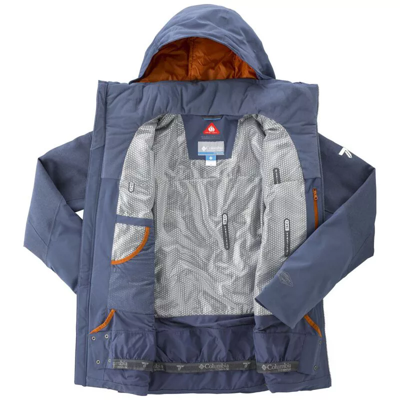 Columbia Mens Powder Keg II Down Jacket (Dark Mountain) Sportpursuit